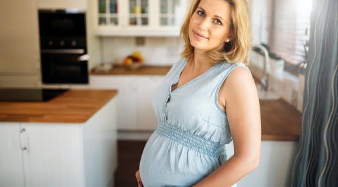 Beautiful pregnant woman